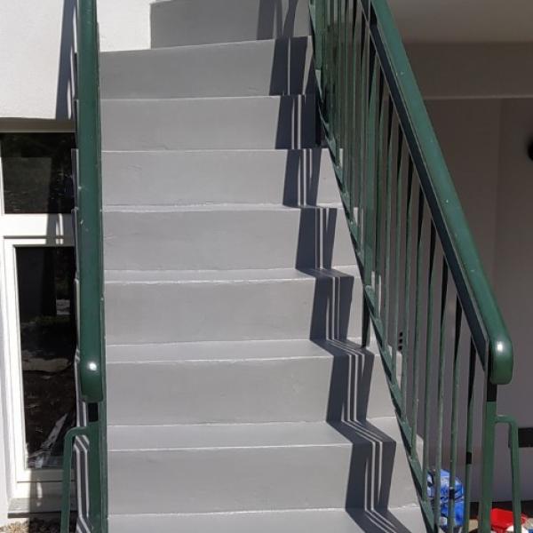Beschichtung Treppe